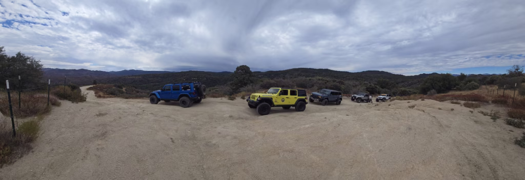 Trail view of navigating the Willow Creek Trail.
